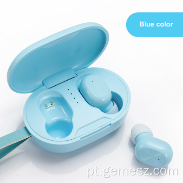 Fone de ouvido esportivo sem fio Macarons intra-auricular binaural universal